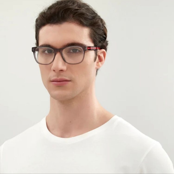 💯 Original Gucci's GG0004ON  soft lines across  frames acetate front.Iconic web - Picture 2 of 11